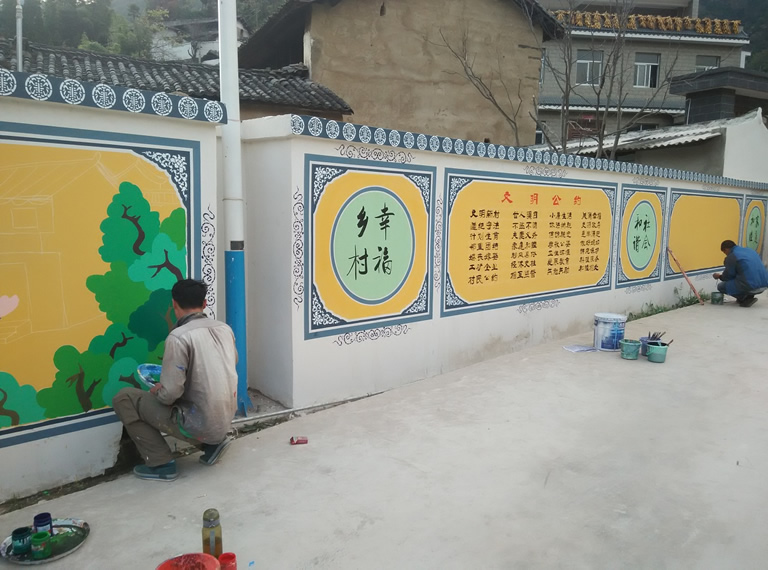 景德鎮鵬城墻繪是景德鎮首家墻繪公司